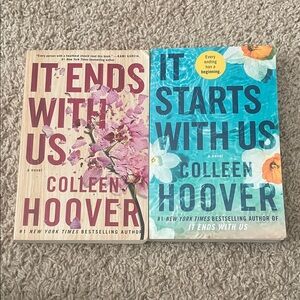 Colleen Hoover Book Set - It Ends With Us & It Starts With Us